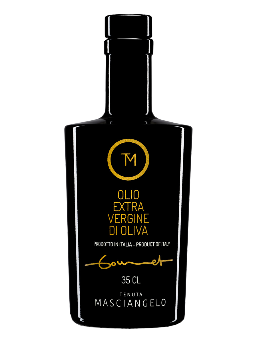 Olio Gourmet Tenuta Masciangelo – bottiglia illustrata 35 cl