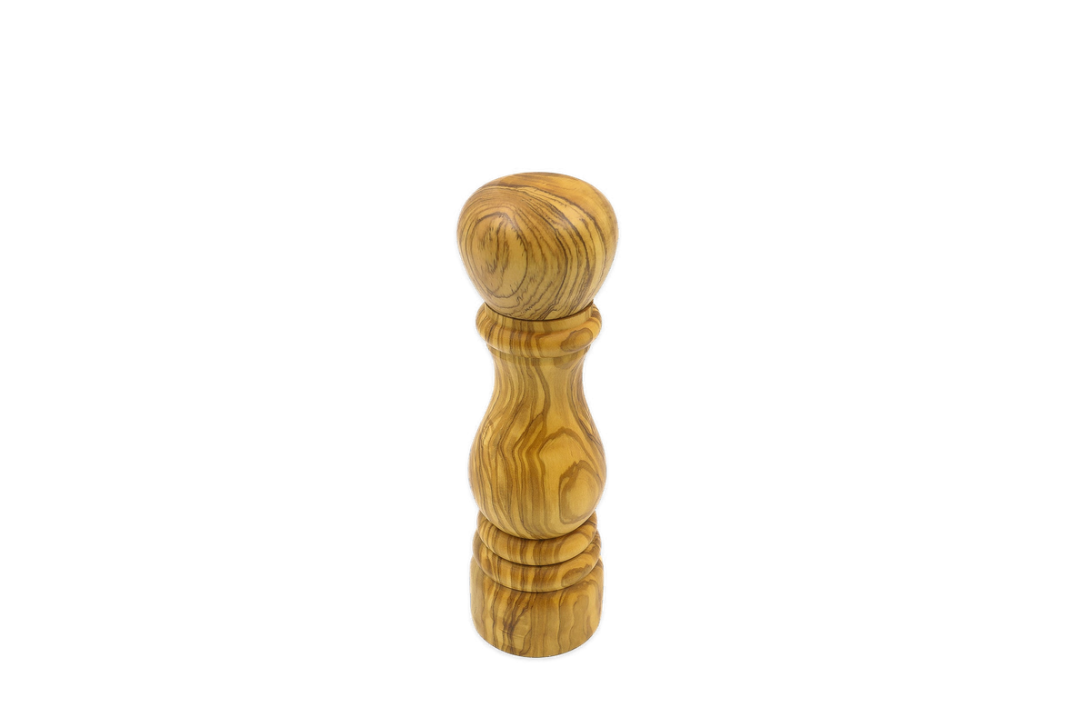 Macinino per sale e pepe in legno d'ulivo – foto 5