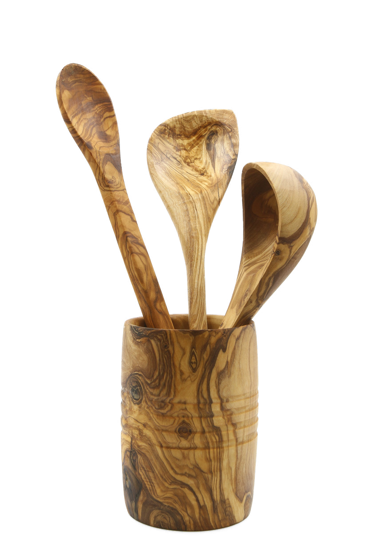 Set di utensili da cucina in legno d'ulivo – foto 4