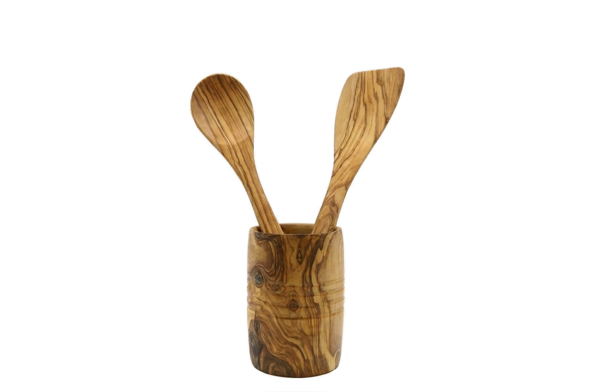 Set di utensili da cucina in legno d'ulivo – foto 9