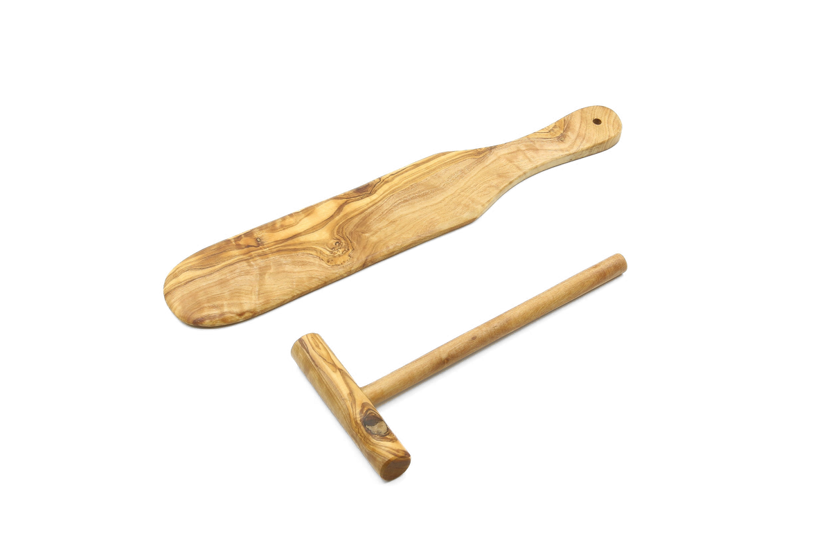 Set per crêpes in legno d'ulivo – Basic – foto 7