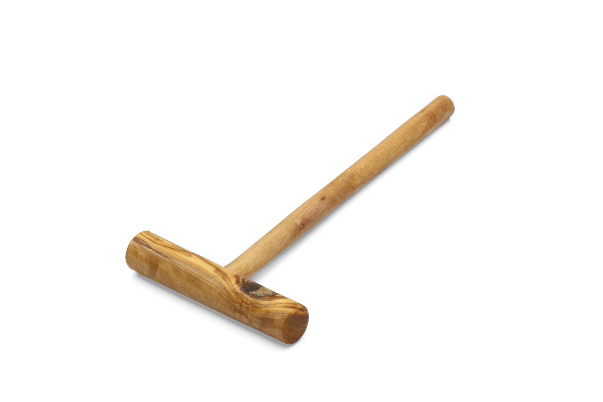 Spandipastella per crêpes in legno d'ulivo