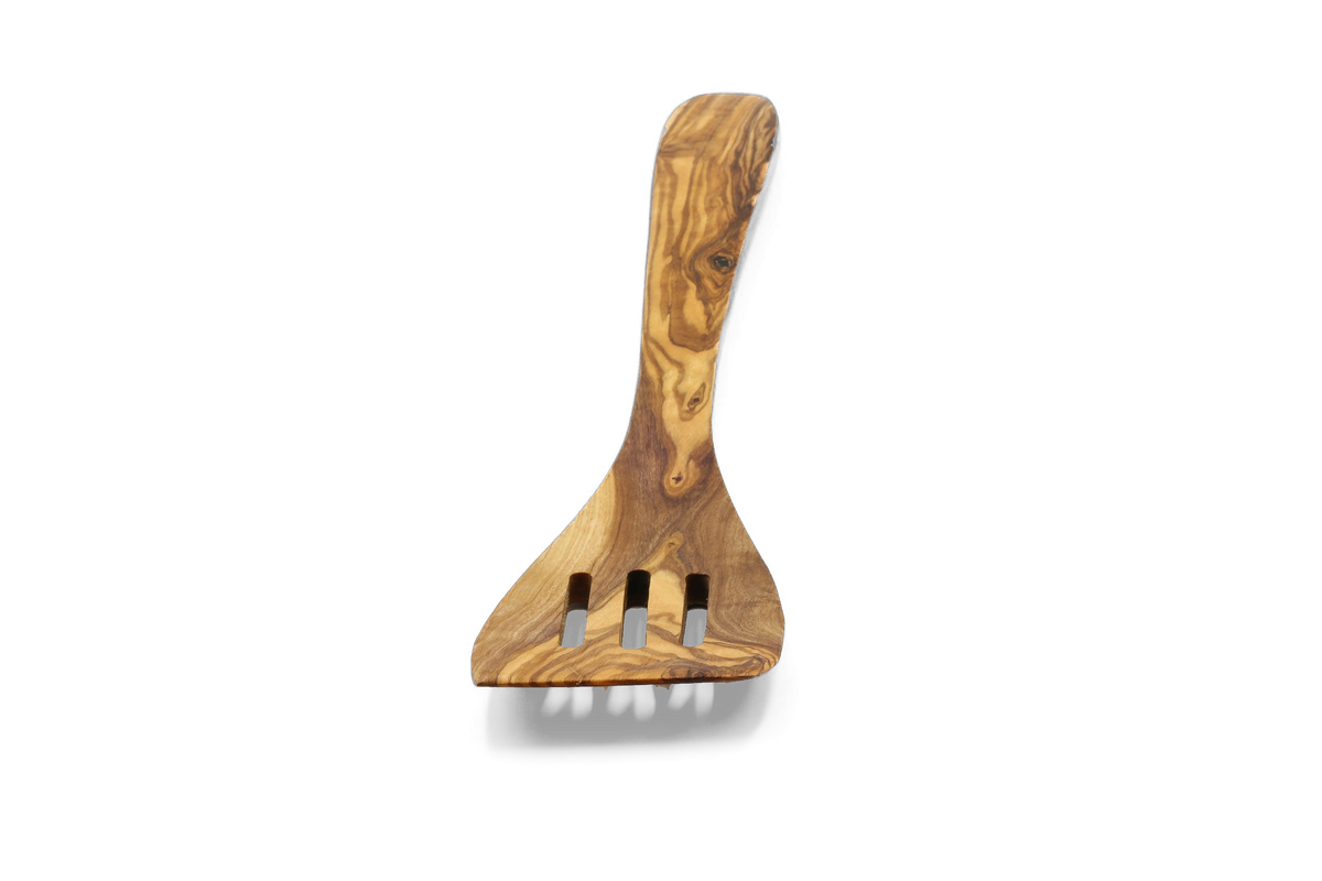 Spatola forata in legno d'ulivo – foto 10